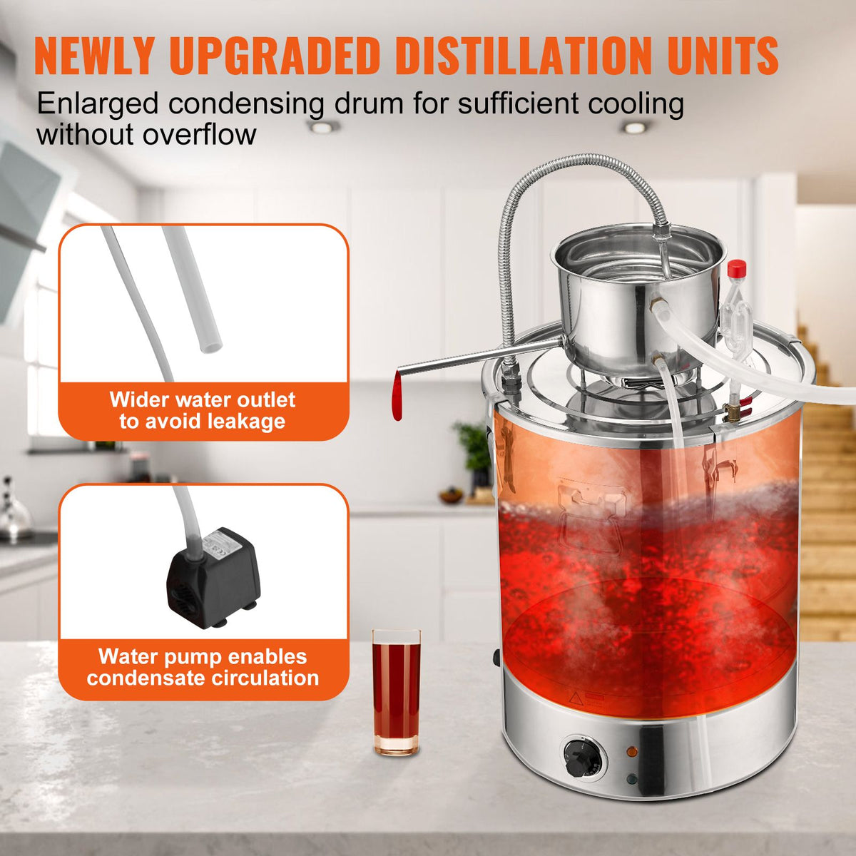 Integrated Electric Home Distillation Kit