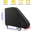 All-Black Trailer Hitch Cover for RV Towing