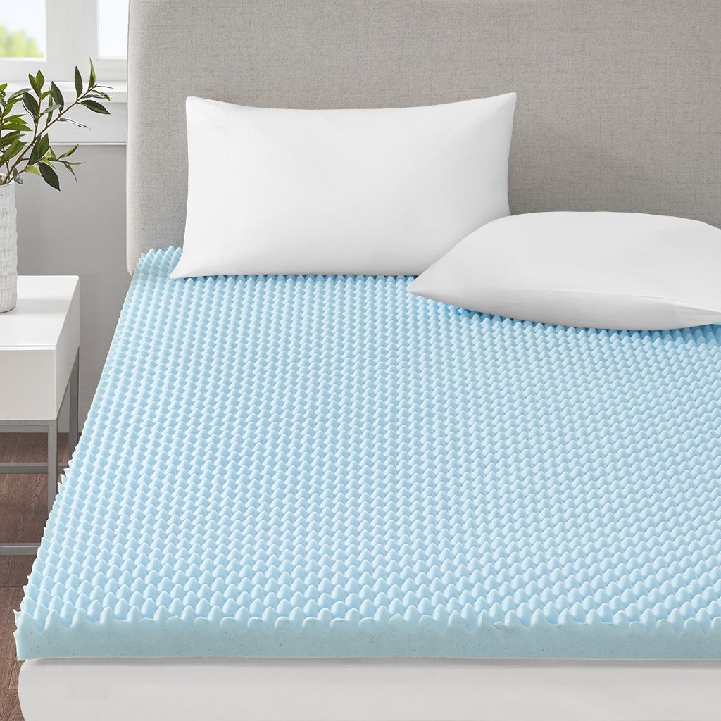 Reversible Airflow and Flat-Surface Mattress Topper