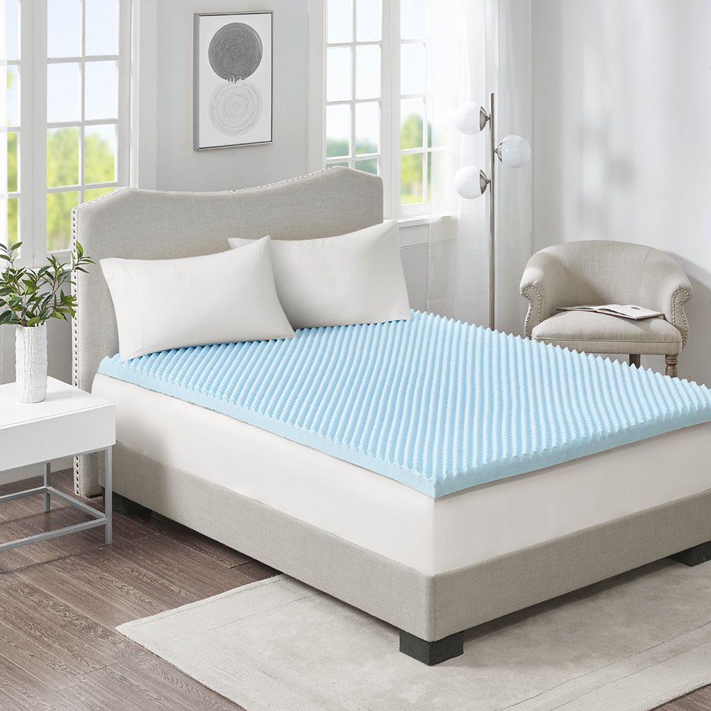 Reversible Airflow and Flat-Surface Mattress Topper