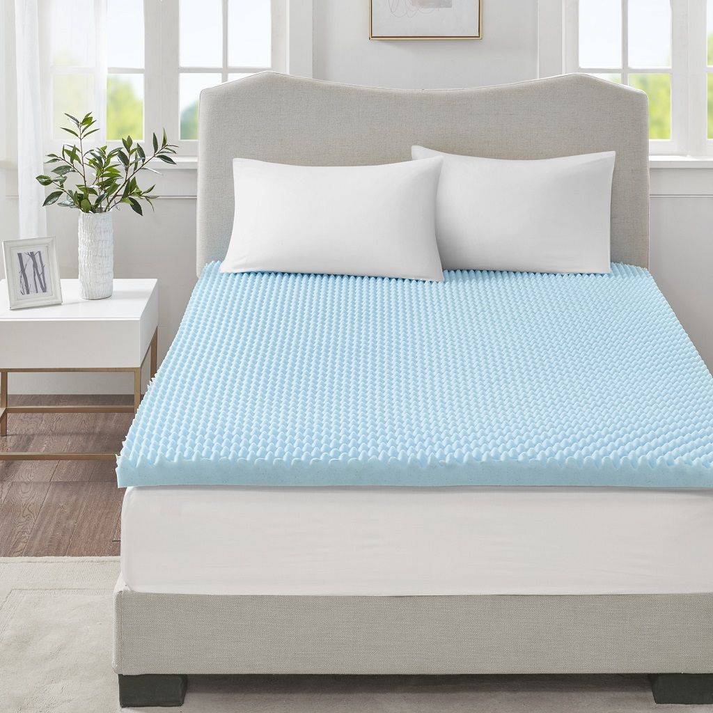 Reversible Airflow and Flat-Surface Mattress Topper