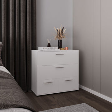 Alpine Four-Drawer Dresser with Clean Modern Styling