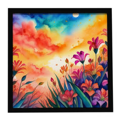 Colorful Alstroemerias Contemporary Framed Art