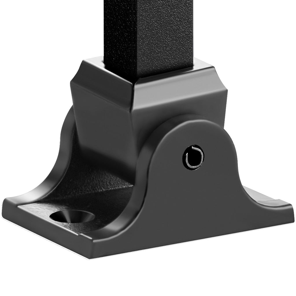 Adjustable Square Baluster Shoes for Sloped Staircases
