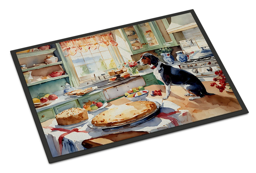 American English Coonhound Christmas Cookie Doormat