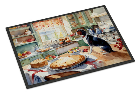 American English Coonhound Christmas Cookie Doormat