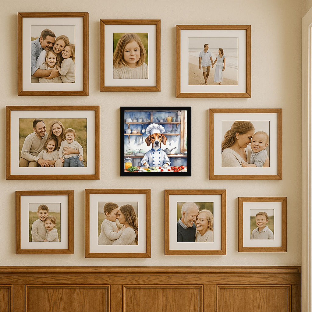 Sleek Metal Print Wall Art with Framed Edge, Ready to Hang
