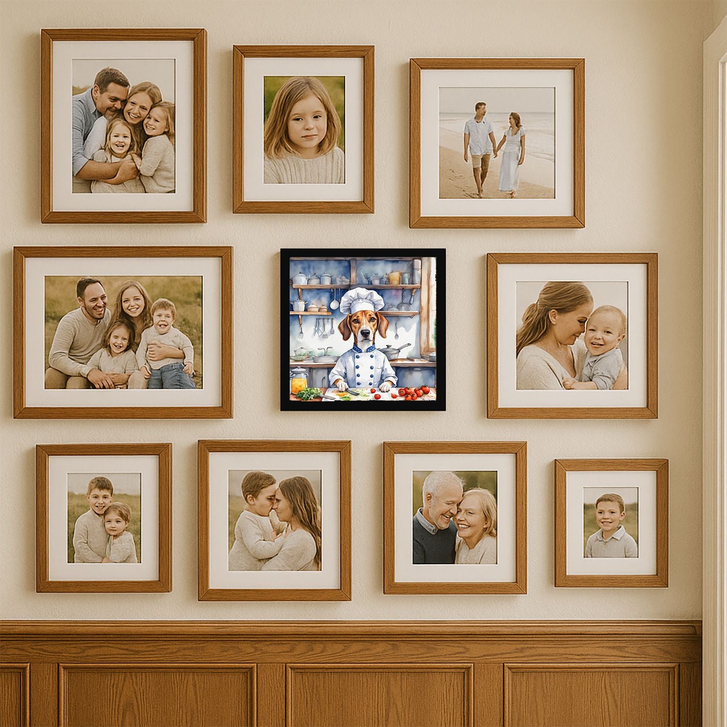 Sleek Metal Print Wall Art with Framed Edge, Ready to Hang
