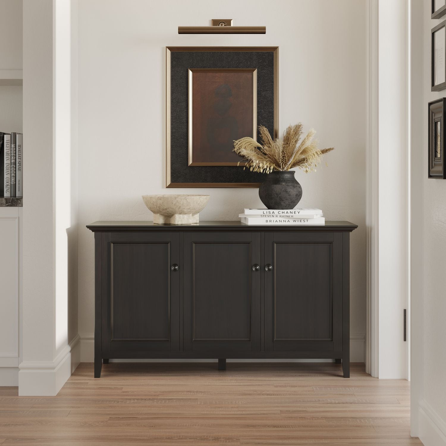 Versatile Storage Cabinet for Home Office and Living Room Organization