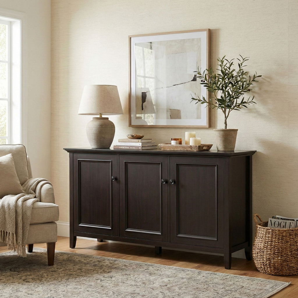 Versatile Storage Cabinet for Home Office and Living Room Organization