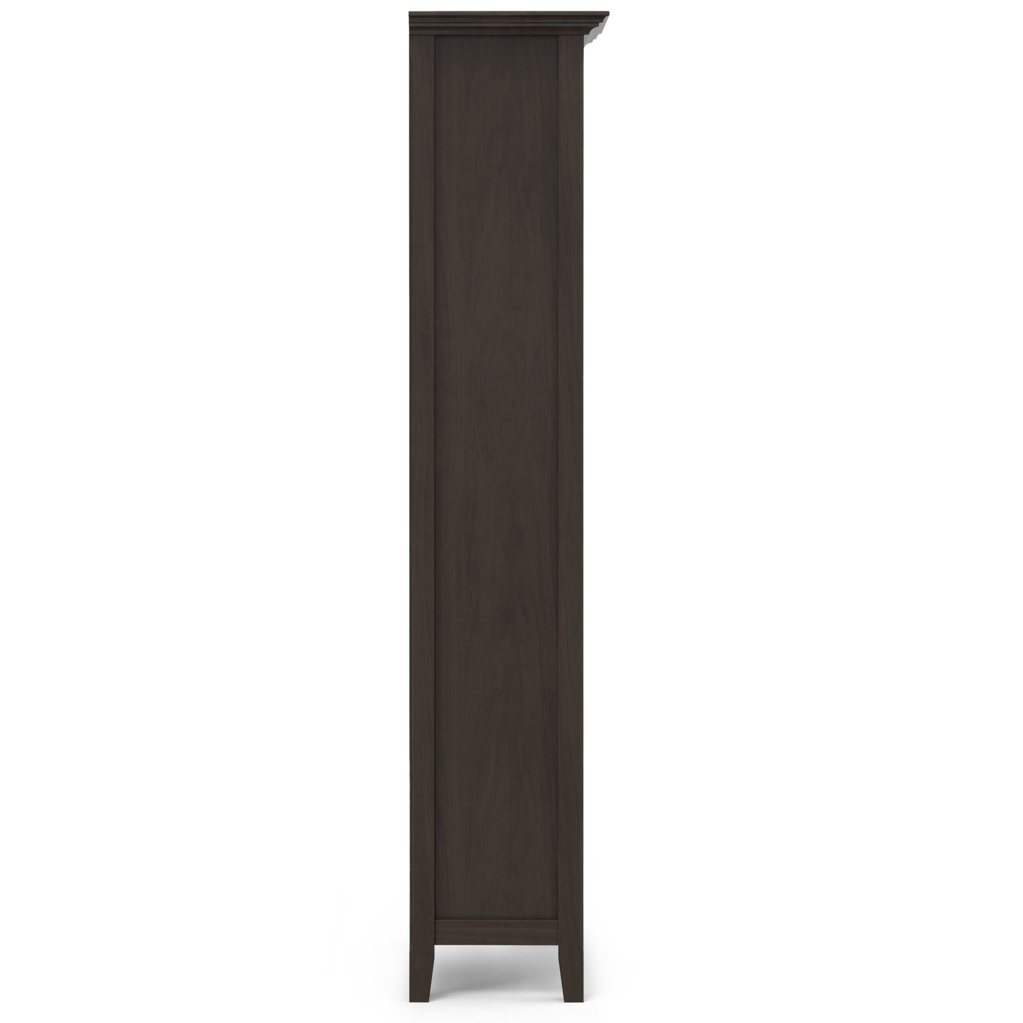 Amherst 24 Solid Wood 5 Shelf Bookcase in Hickory Brown