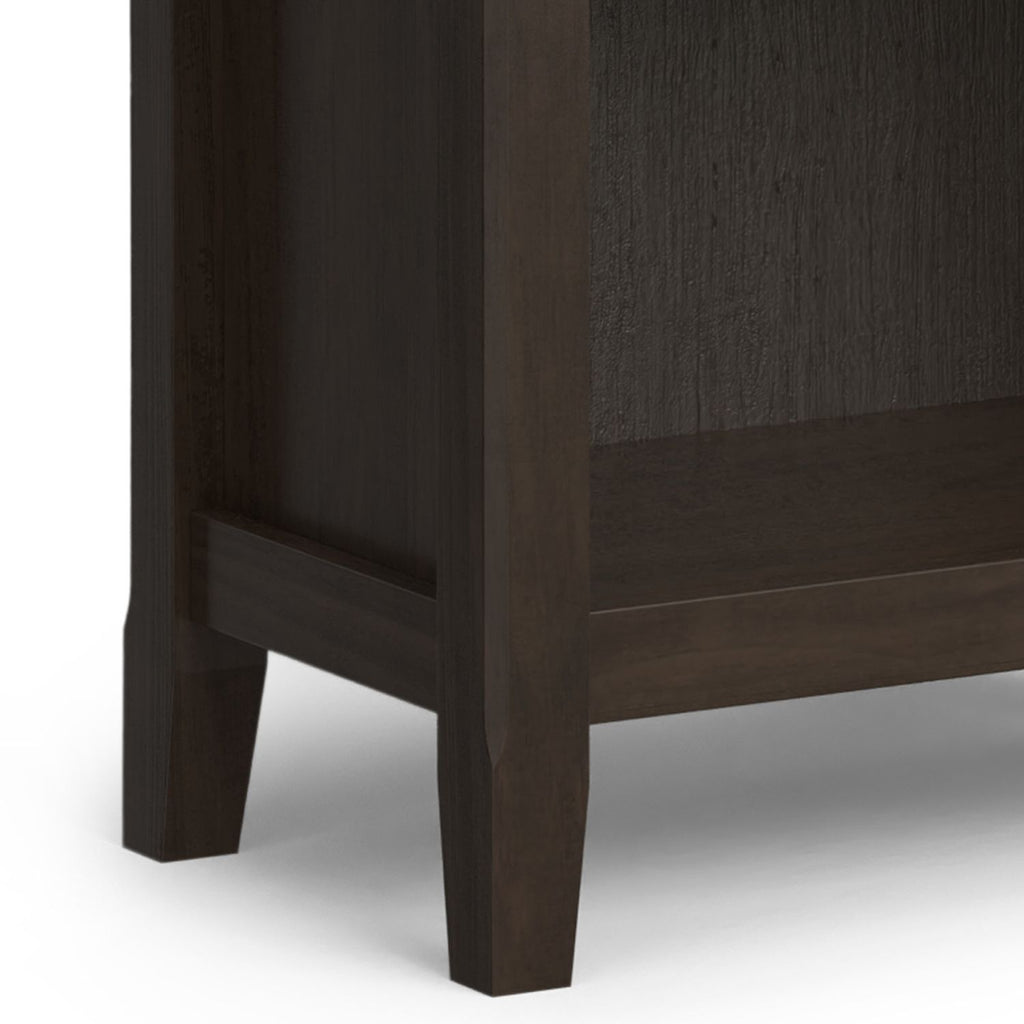 Amherst 24 Solid Wood 5 Shelf Bookcase in Hickory Brown