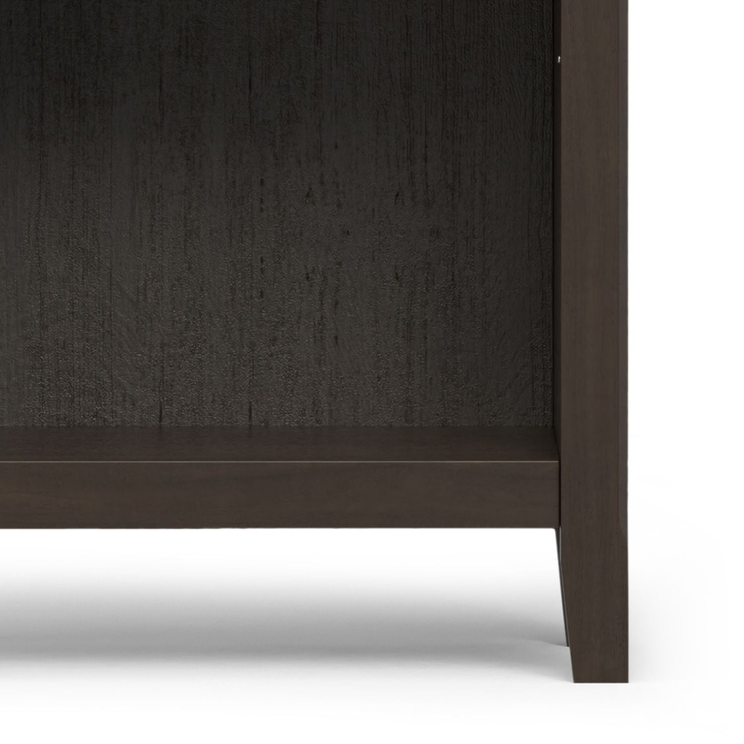 Amherst 24 Solid Wood 5 Shelf Bookcase in Hickory Brown