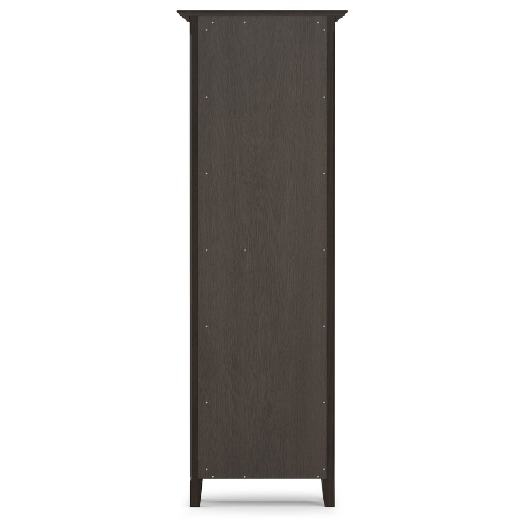 Amherst 24 Solid Wood 5 Shelf Bookcase in Hickory Brown