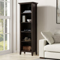 Amherst 24 Solid Wood 5 Shelf Bookcase in Hickory Brown