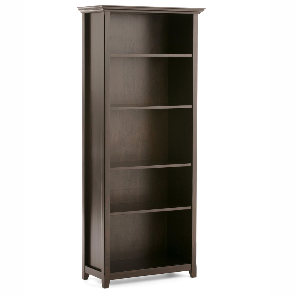 Amherst 5-Shelf Bookcase with Adjustable Shelves