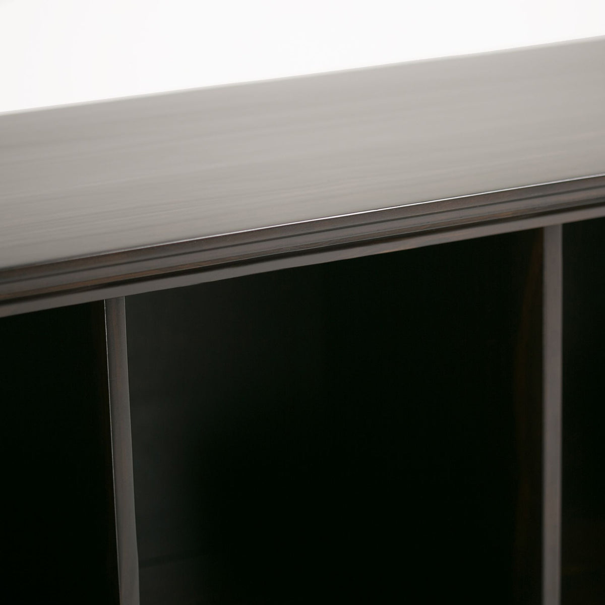 Amherst Eight-Cube Sofa Table in Hickory Brown