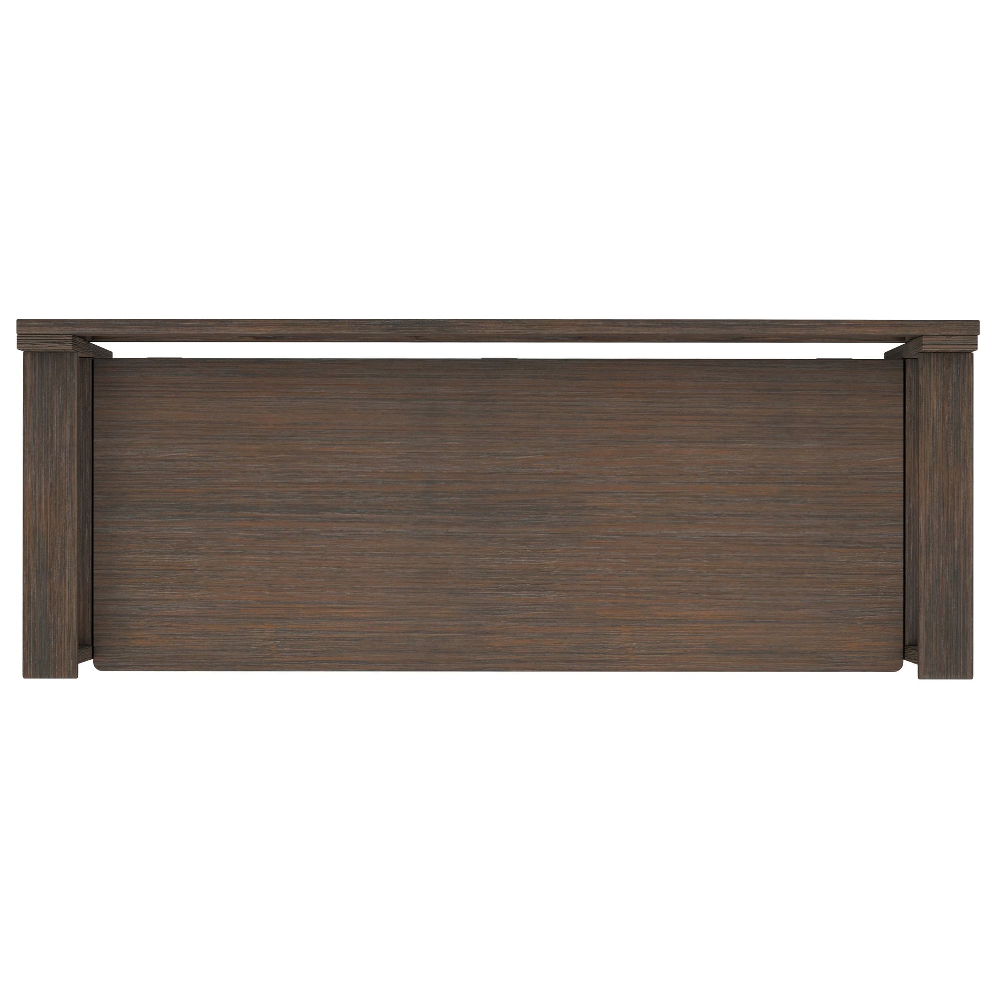 Amherst Solid Wood Entryway Storage Bench in Farmhouse Brown