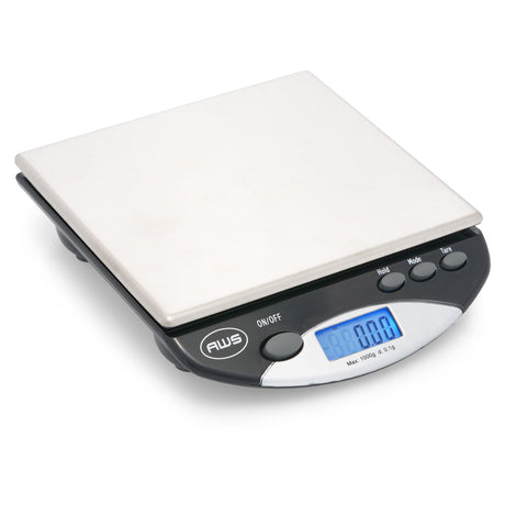 AMW-1000 Compact Digital Bench Scale – 0.1g Precision, Stainless Steel Platform