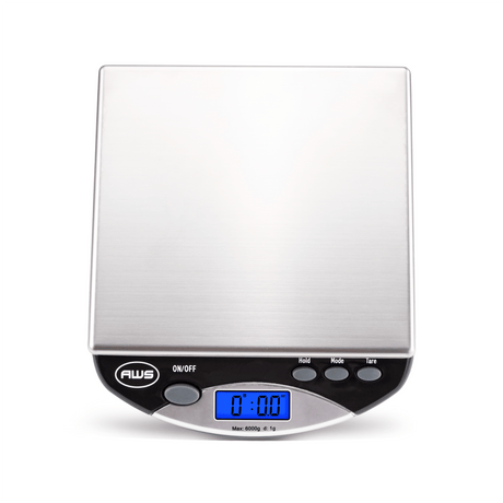 Compact Digital Bench Scale with Large Stainless Steel Platform and High-Precision Sensors