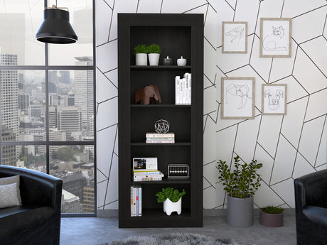 Andina Bookcase with Five Open Shelves – Modern Storage Solution