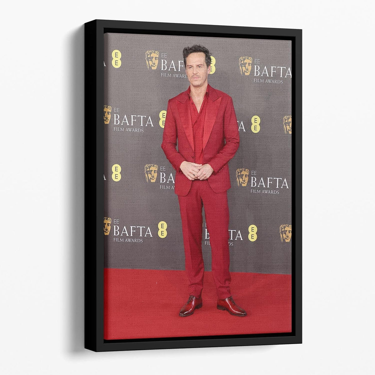 Andrew Scott at the Baftas Floating Framed Canvas