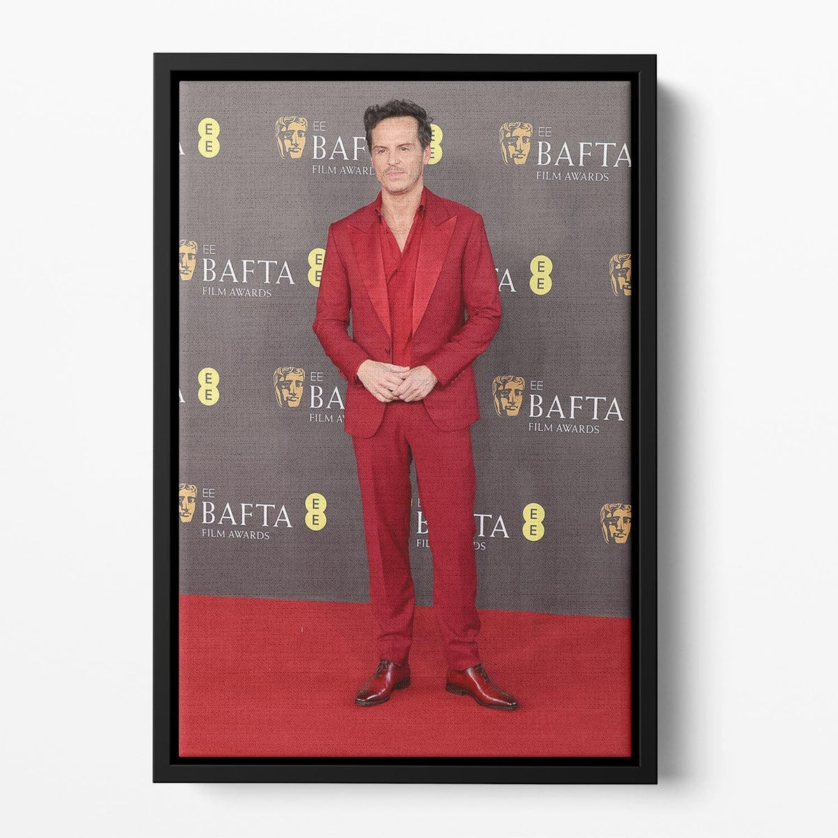 Andrew Scott at the Baftas Floating Framed Canvas