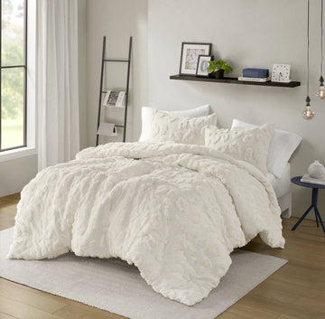 Soft Textured Animal Chenille Comforter Set – Twin/Twin XL