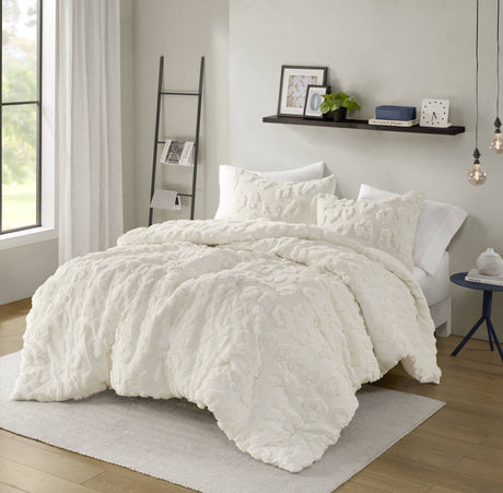 Soft Textured Animal Chenille Comforter Set – Twin/Twin XL