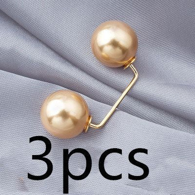 Elegant Pearl Brooch Pin – Korean Style Bow Tie for Women