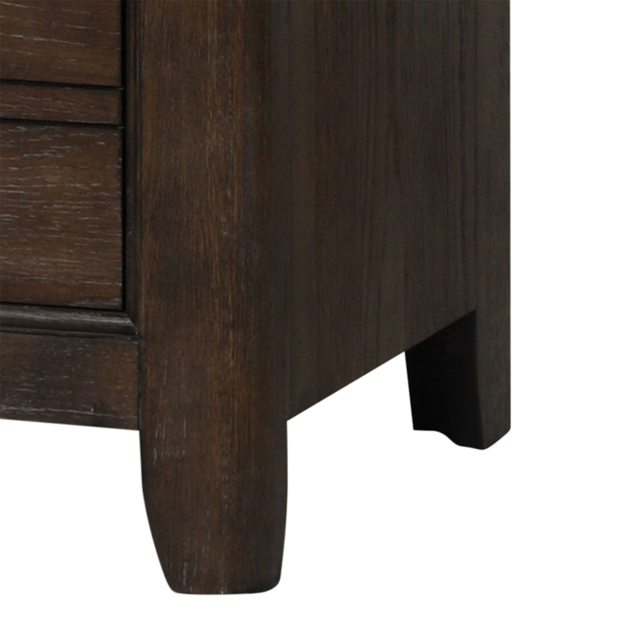 Antique Brown Dresser with Lined Bottom Drawers