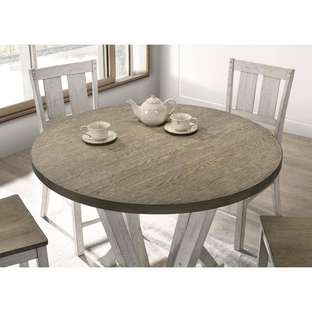 Two-Tone Farmhouse Counter-Height Dining Table