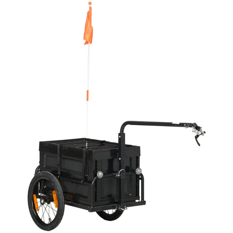 Adaptable Folding Bicycle Cargo Trailer