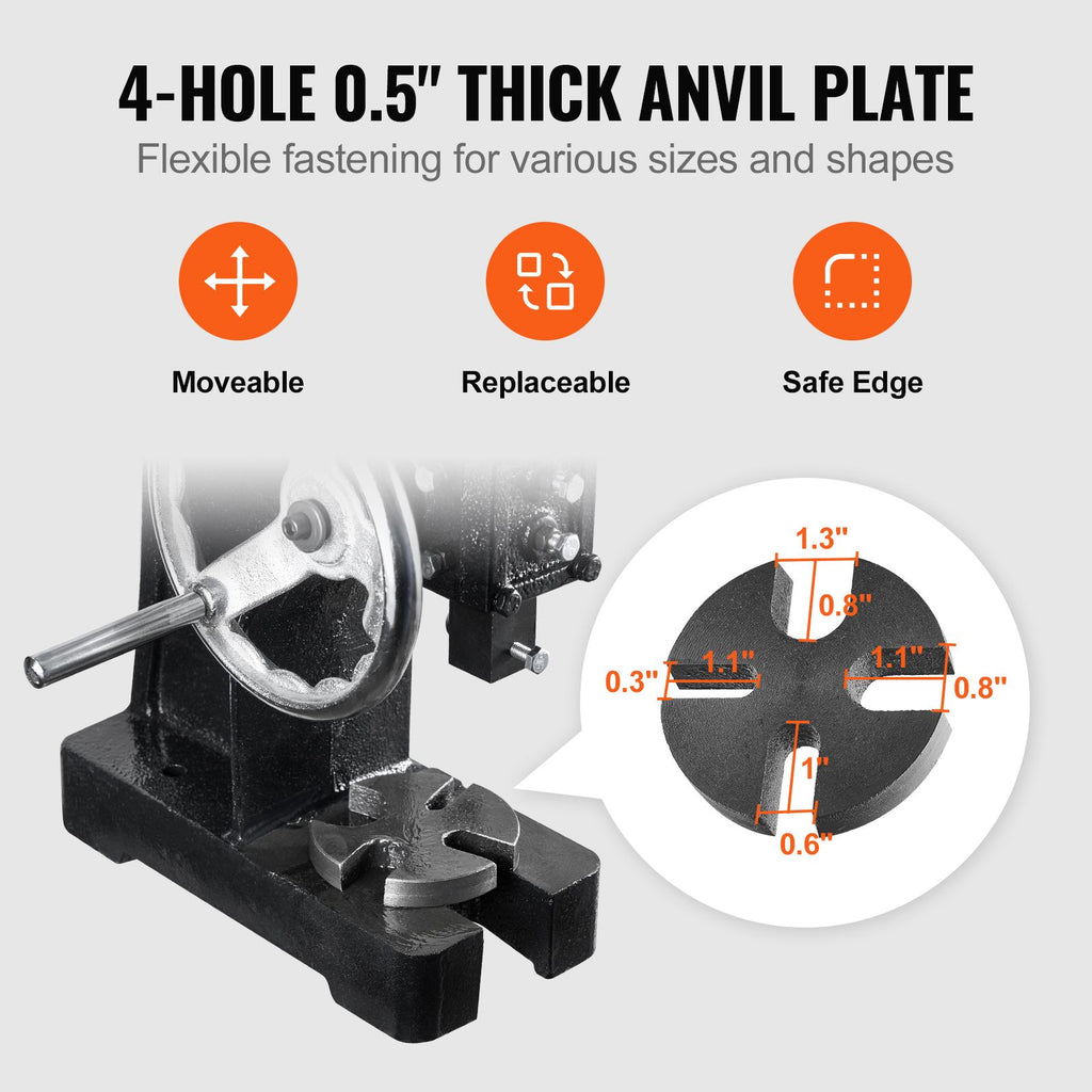 Manual Desktop Arbor Press for Precision Workshop Tasks