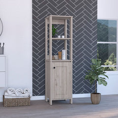 Arctic Linen Cabinet with Four Shelves