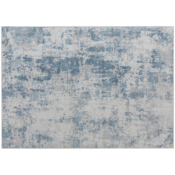 Modern Abstract Area Rug – Machine Washable, Soft Chenille for Living Room or Bedroom