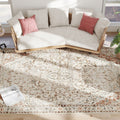 Elegant Machine Washable Area Rug with Classic Floral Design