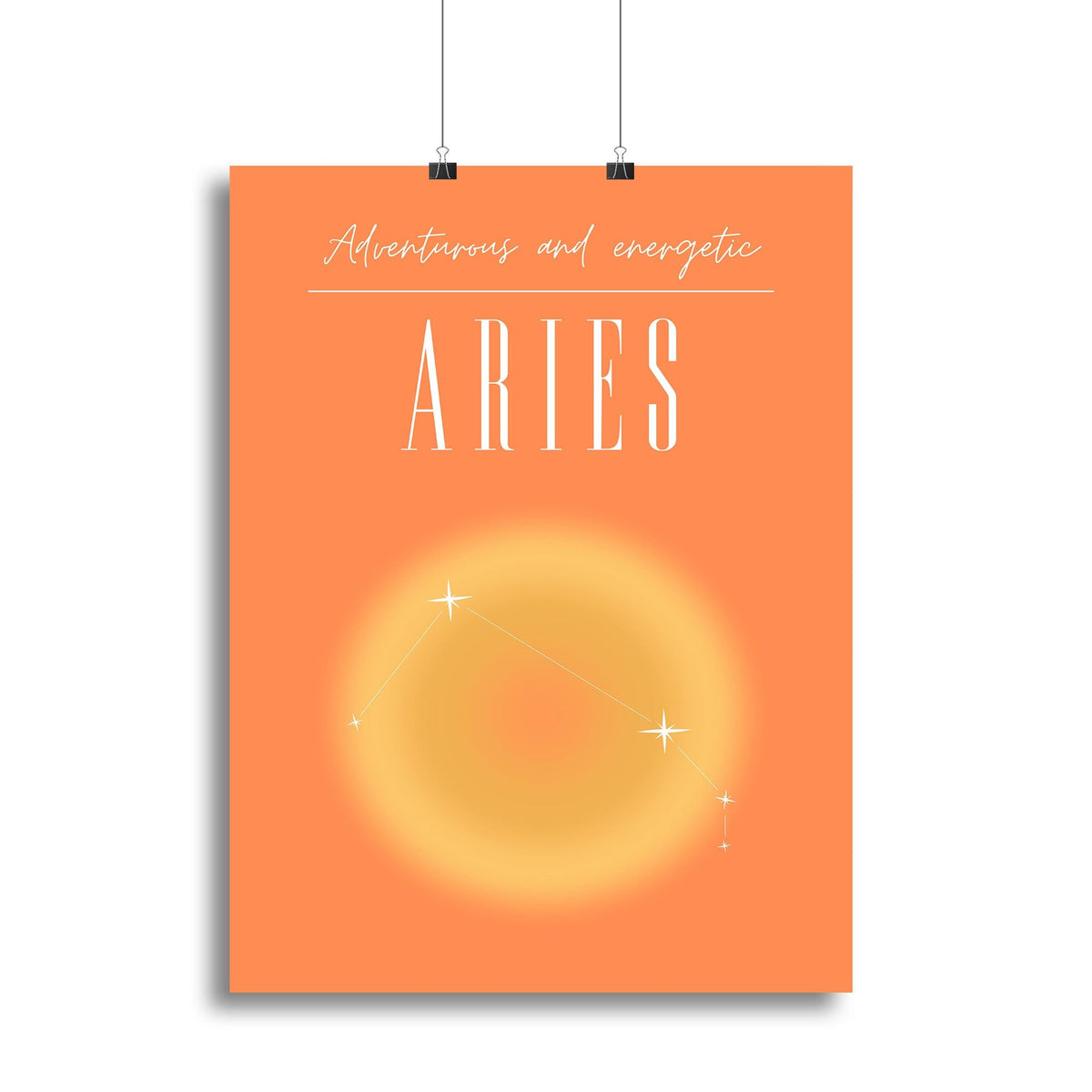 Aries Zodiac Passion Wall Art