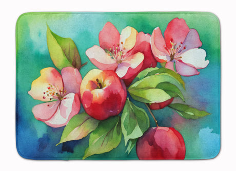 Arkansas Apple Blossom Watercolor Memory Foam Mat