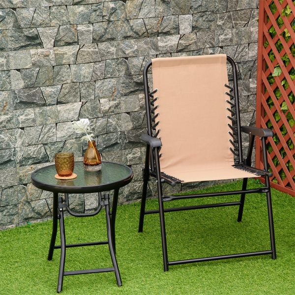 Relax Outdoors in Comfort with This Foldable Lounge Chair
