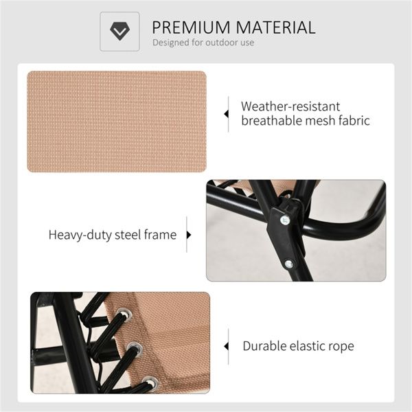 Relax Outdoors in Comfort with This Foldable Lounge Chair