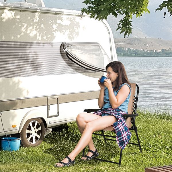 Relax Outdoors in Comfort with This Foldable Lounge Chair