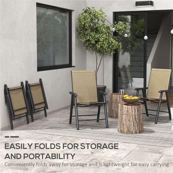 Outdoor Folding Chair Set – Lightweight Compact Camping Chairs