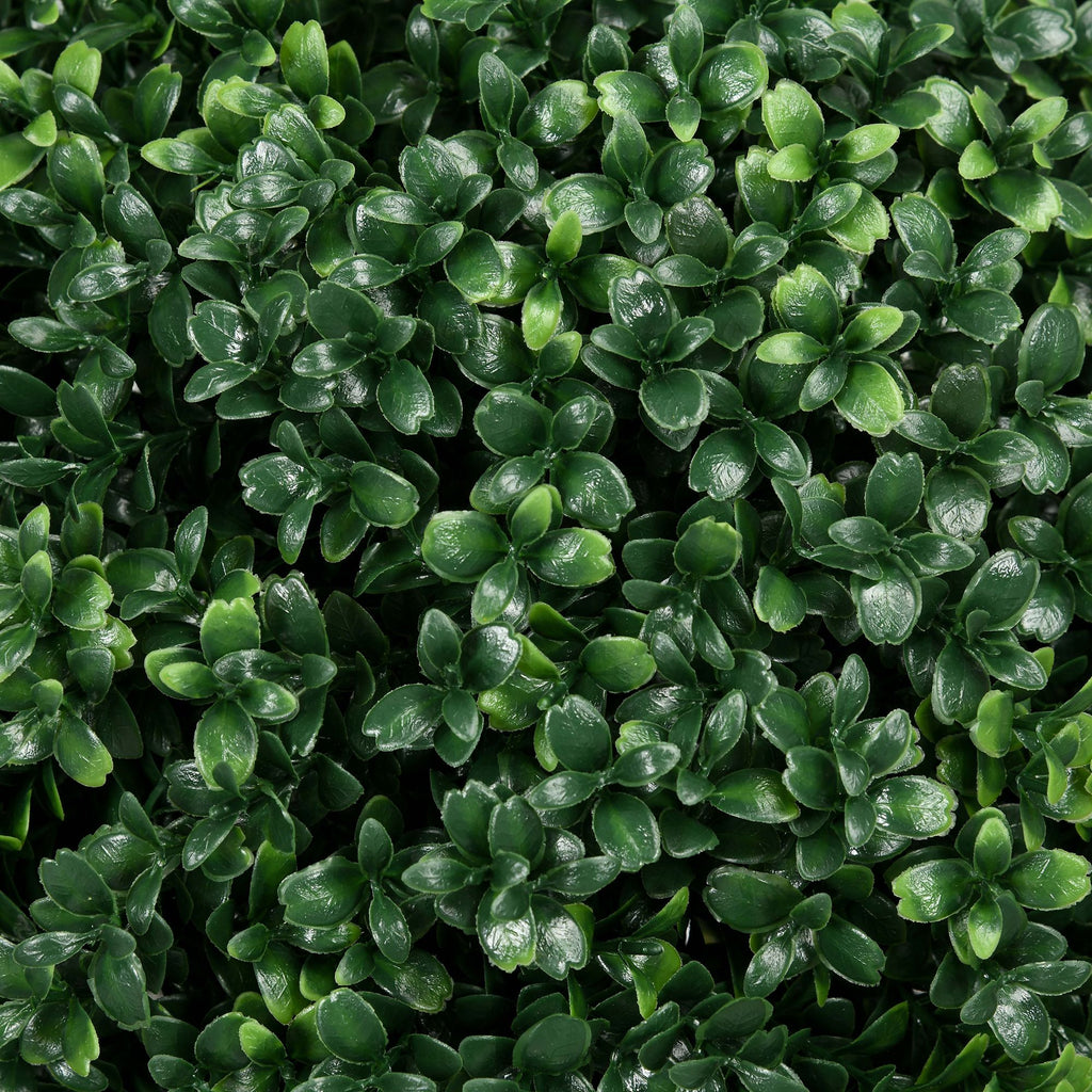Set of 2 Artificial Boxwood Topiary Trees with Ground Stakes – Realistic & Maintenance-Free