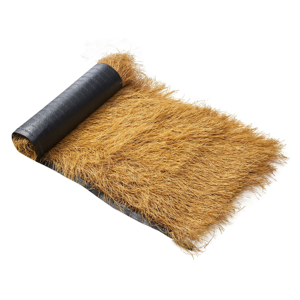 Lifelike Artificial Thatch Roofing Roll for Tropical Decor