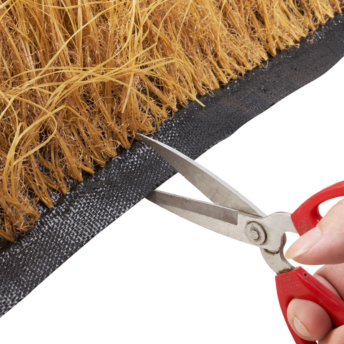 Lifelike Artificial Thatch Roofing Roll for Tropical Decor