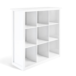 Artisan White Nine-Cube Bookcase and Display Unit