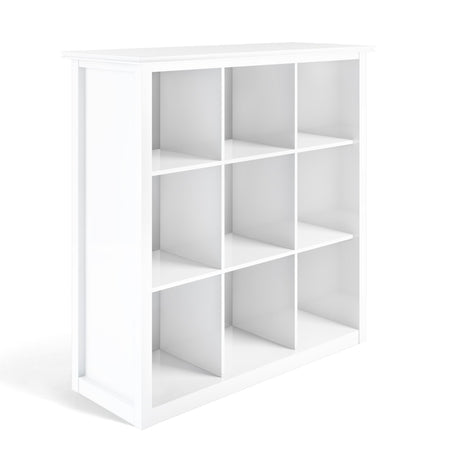 Artisan White Nine-Cube Bookcase and Display Unit