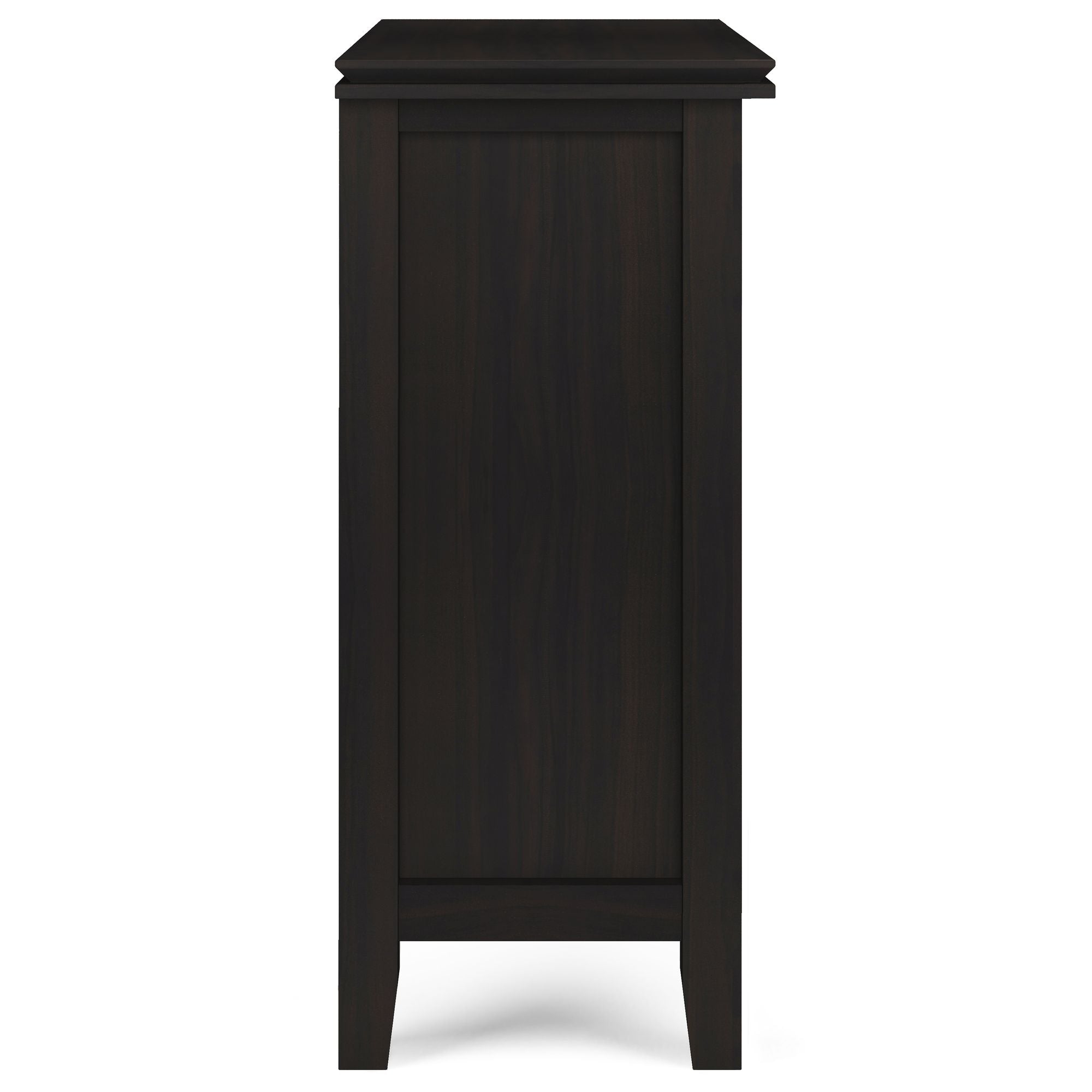 Low Storage Cabinet with Adjustable Shelves – Hickory Brown