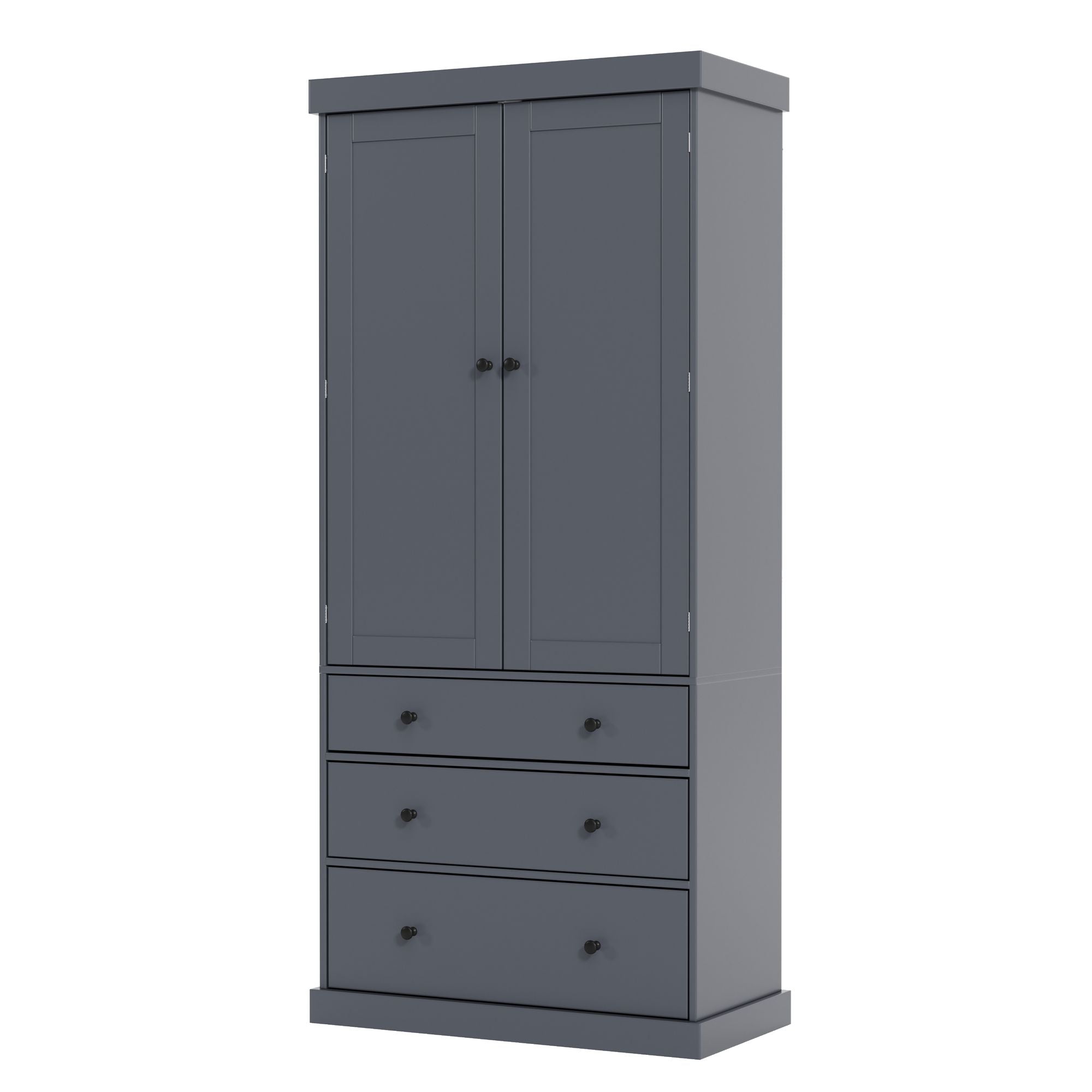 Farmhouse Kitchen Pantry with Flexible Storage